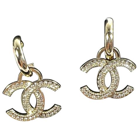 chanel bijoux fantaisie earrings|pre owned Chanel earrings.